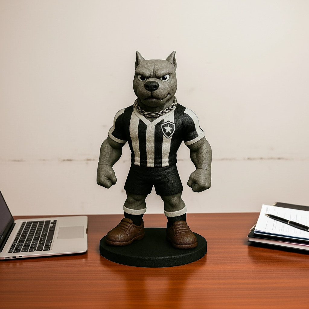 Estatueta Mascote do Botafogo 16cm - Edição Especial