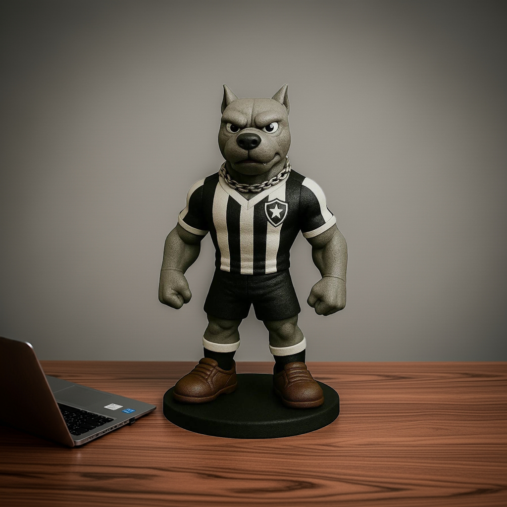 Estatueta Mascote do Botafogo 16cm - Edição Especial