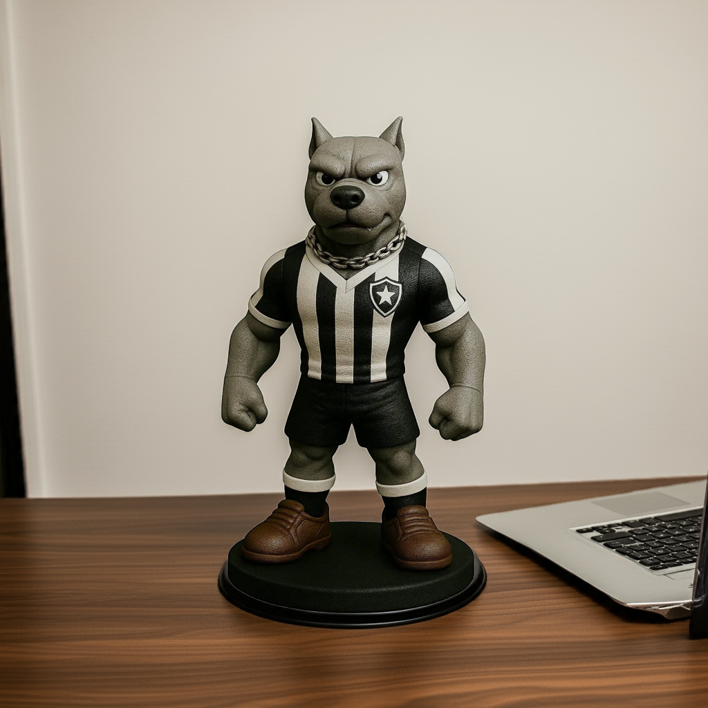 Estatueta Mascote do Botafogo 16cm - Edição Especial