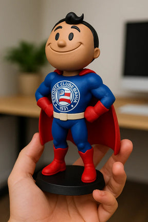 Etatueta Mascote Bahia Super Homem 16cm