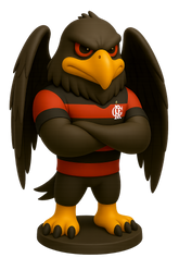 Estatueta Mascote Urubu Flamengo - Edição Especial