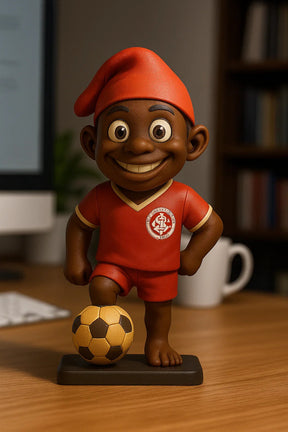 Estatueta Mascote do Internacional Saci 16cm